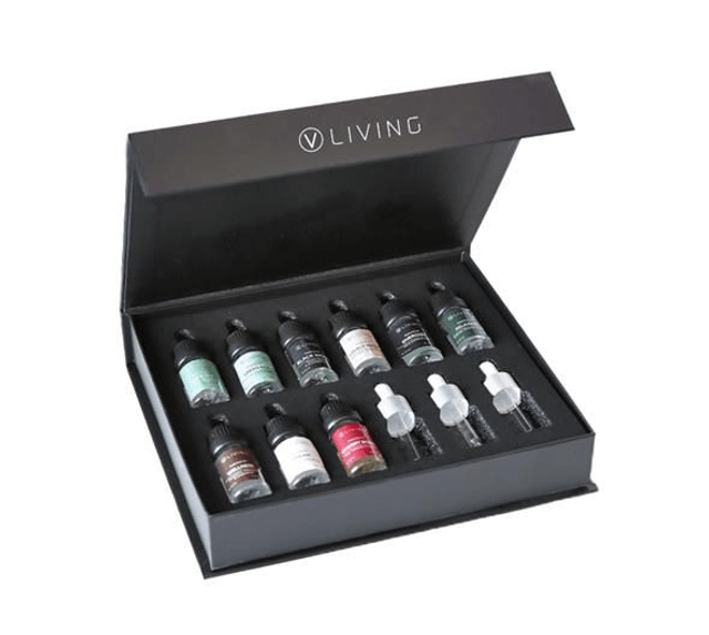 Geuroliën Box – 9 Aroma’s + 3 Pipetten om te Ontdekken & Presenteren
