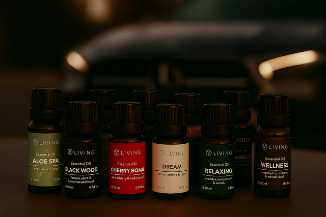 Geconcentreerde aromatische oliën voor de auto 10ml