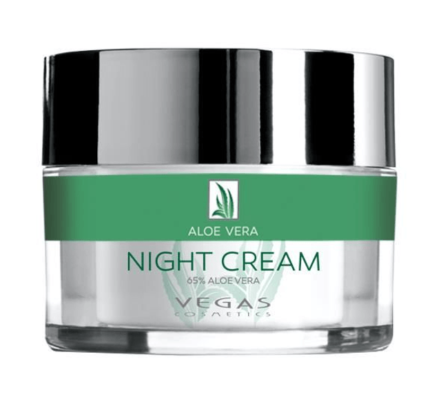 Aloë Vera Nachtcrème 50 ml – met 65% verse bladgel