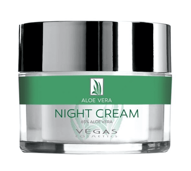 Aloë Vera Nachtcrème 50 ml – met 65% verse bladgel